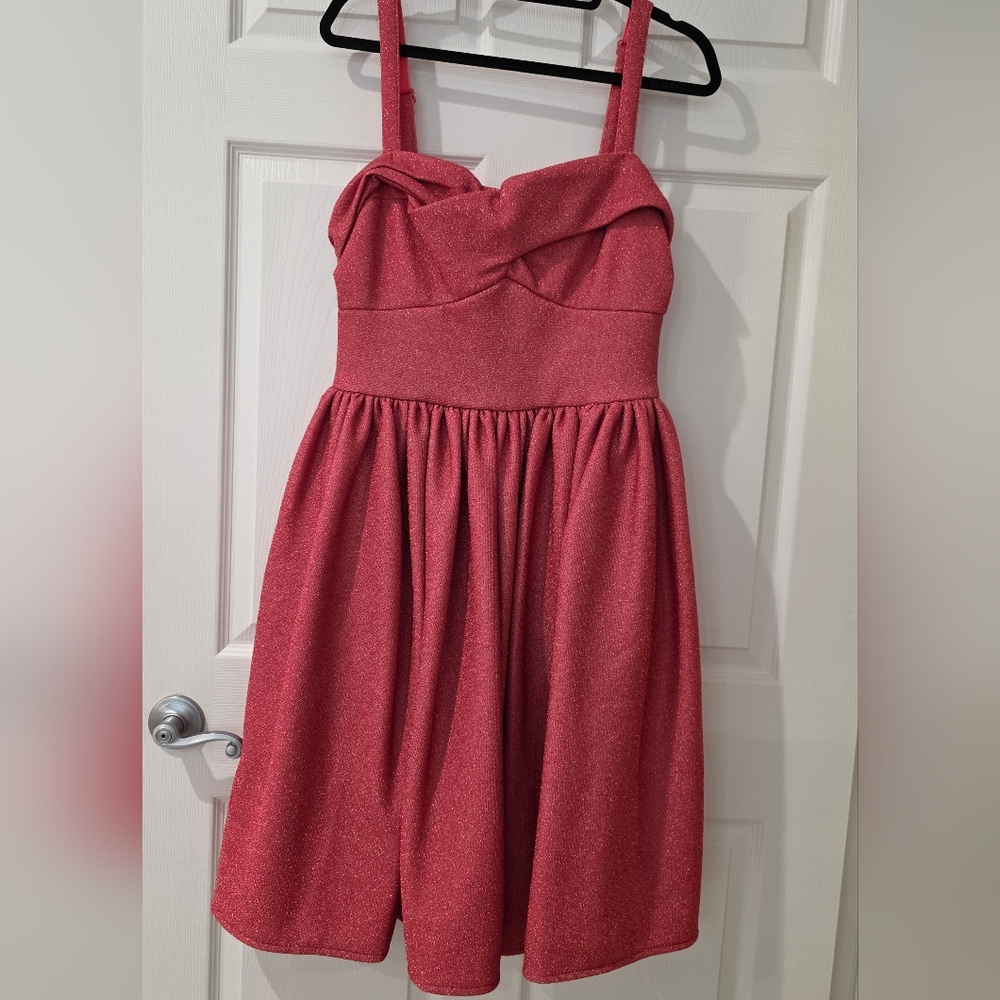 NWT XL Pink Lurex Jawbreaker Dress